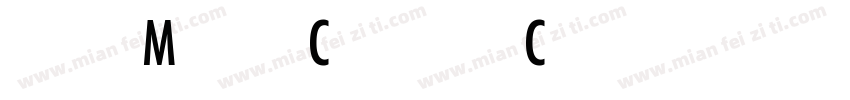 Futura Medium Condensed Condensed M字体转换